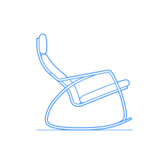 Furniture Rocking Chair Ikea Poang Rocking Chair Vinyl Svg File, Free Vectors File